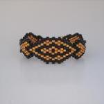 Bead Woven Bracelet Black a..