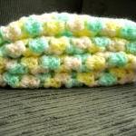 Crocheted Baby Blankey Colo..