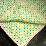 Crocheted Baby Blankey Colo..