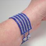 Bead Woven Bracelet in Herr..