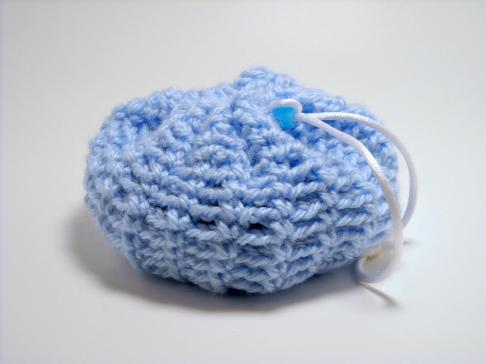 Soap Saver Scrubby in Blue