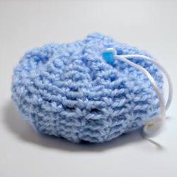 Soap Saver Scrubby in Blue